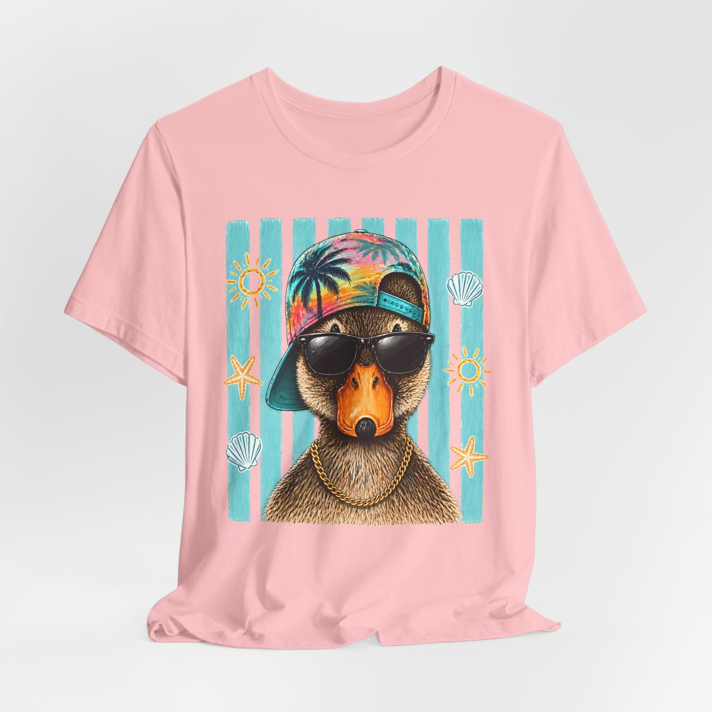 Platypus Beach Tee — Cool Sunglasses Summer Graphic T-Shirt