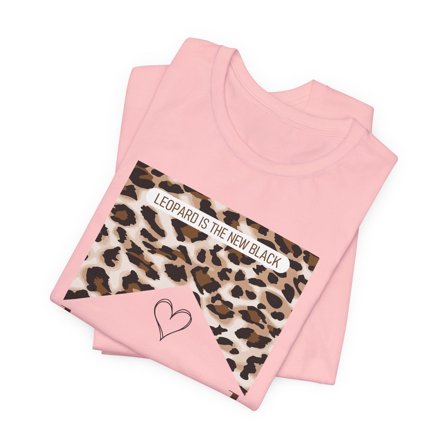 Leopard Junkie Tee — 'Leopard is the New Black' Graphic T-Shirt