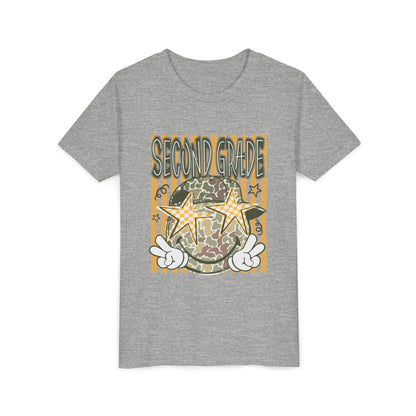 Second Grade Camo Star Youth Tee