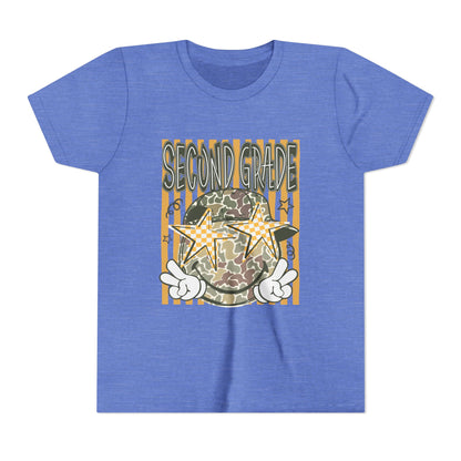 Second Grade Camo Star Youth Tee