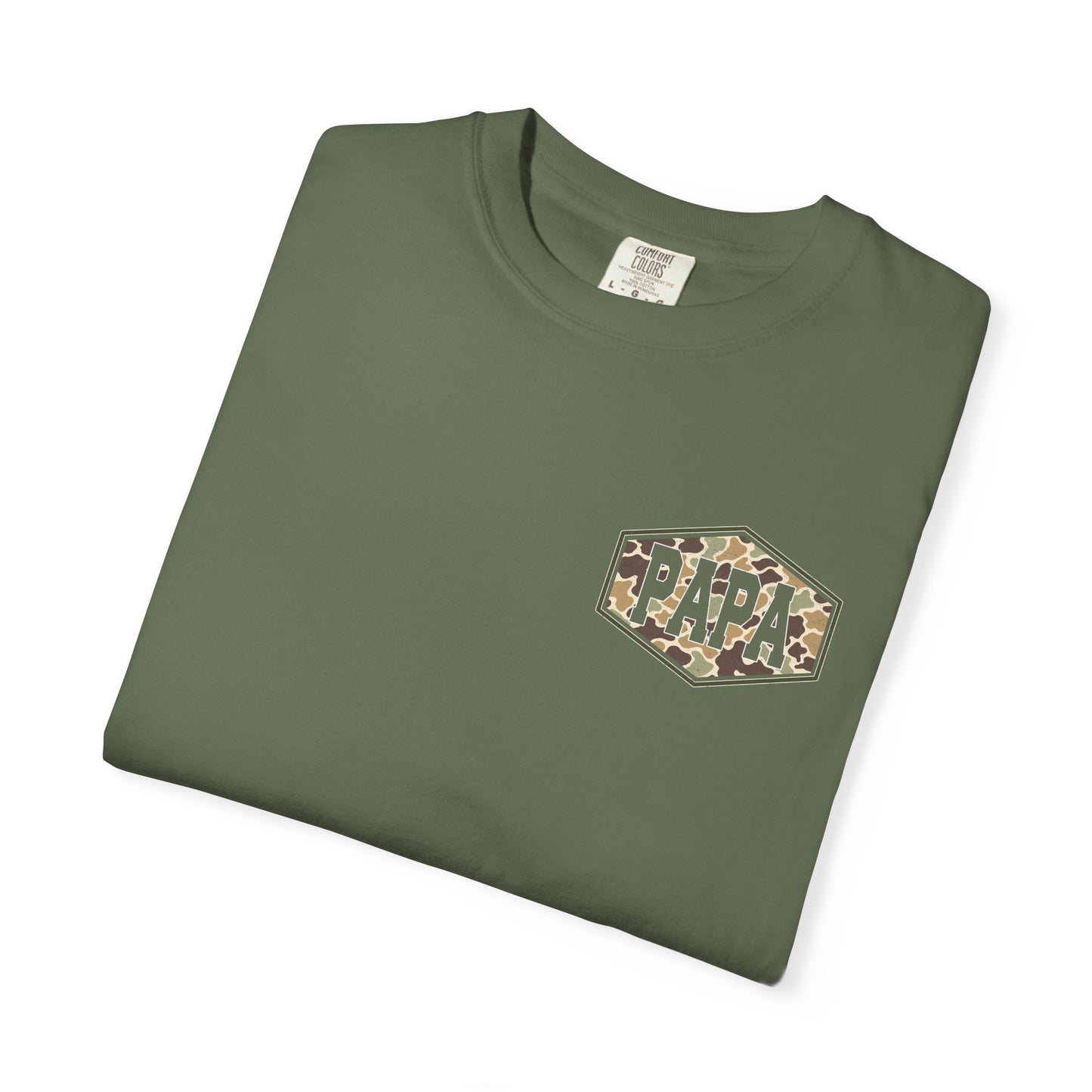 Papa Camo Logo T-Shirt — Men's Father’s Day Graphic Tee