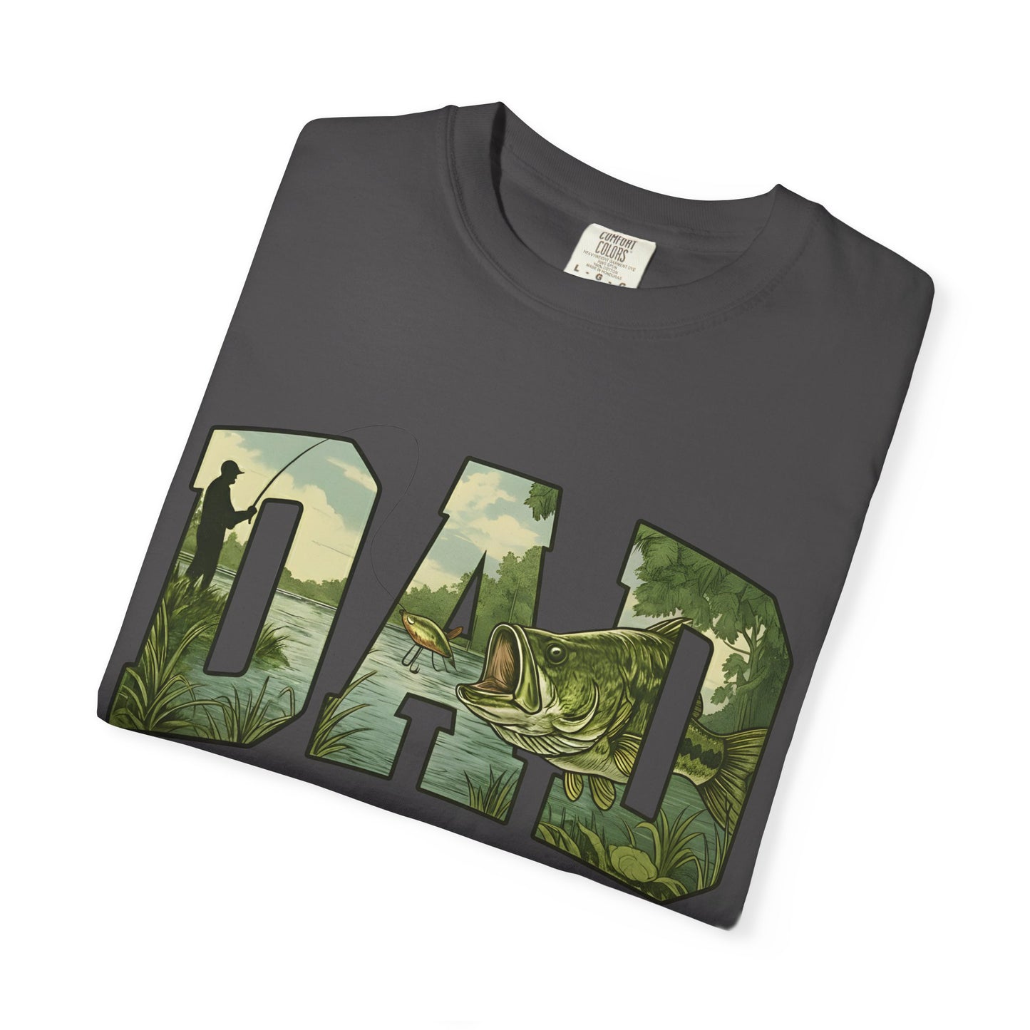 Dad Camo Graphic T-Shirt — Fishing & Outdoors Father's Day Tee