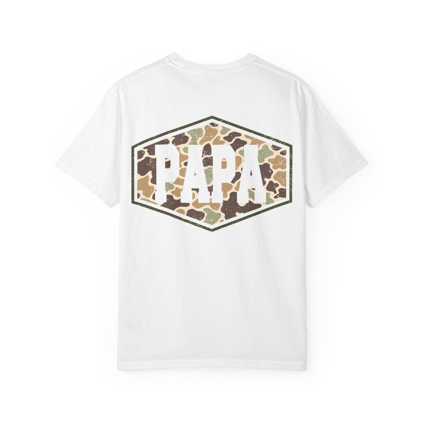 Papa Camo Logo T-Shirt — Men's Father’s Day Graphic Tee